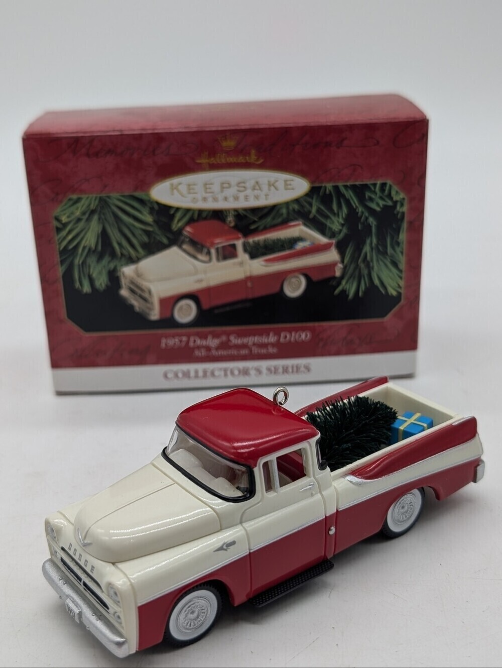 1999 Hallmark Keepsake Ornament 1957 Dodge Sweptside D100 All-American Trucks #5